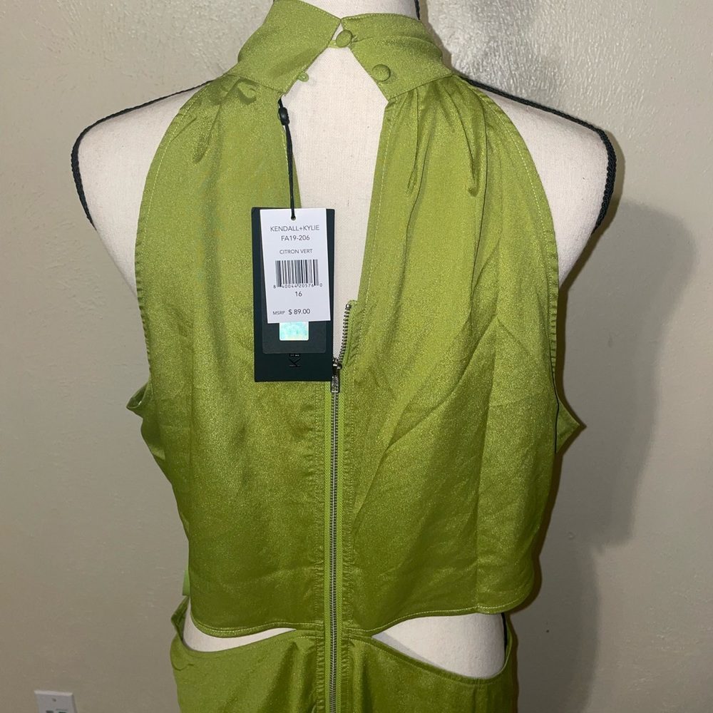 Green Kendall & Kylie sexy dress